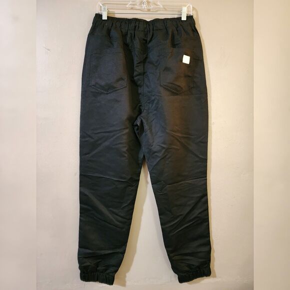 NEW Mens Manfinity Homme 2Pc Jogger Pants Size L Khaki Black Drawstring Pockets - Picture 13 of 13